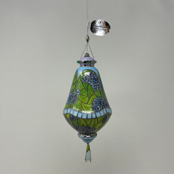 Bradford Editions Era of Louis Tiffany Heirloom Porcelain Ornaments #12 set of 3 - Picture 4 of 8